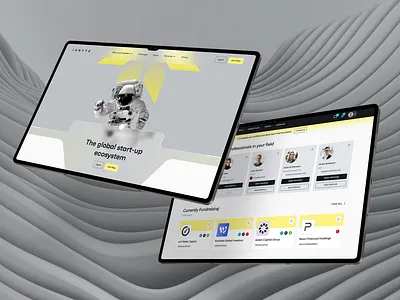 Ignyte by DIFC, SaaS platform and website design design figma mockup ui ui ux uiux web design