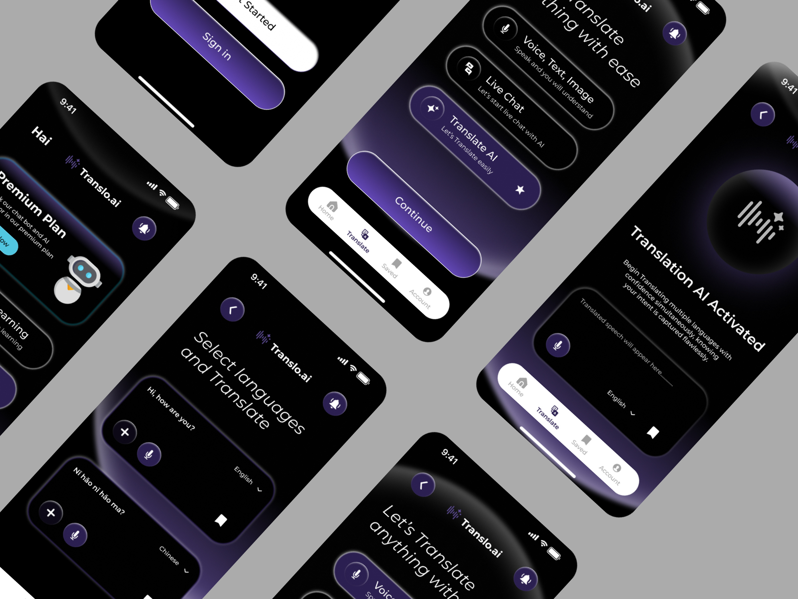 UI for Translocation.ai ui