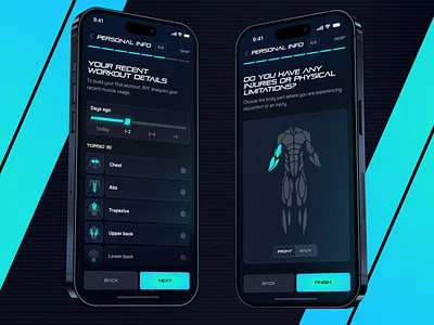 Personal Training Mobile App UI - Ready Player Fit app landing page fitness icons fitness website gym logo gym website habit tracker health app healthcare app mobile app design mobile app ui mobile ui design personal trainer app personal training websites phenomenon studio sport font ui ux design workout app workout design workout icon workout routine