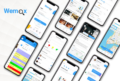 Wemax App graphic design mobile app development ui ux