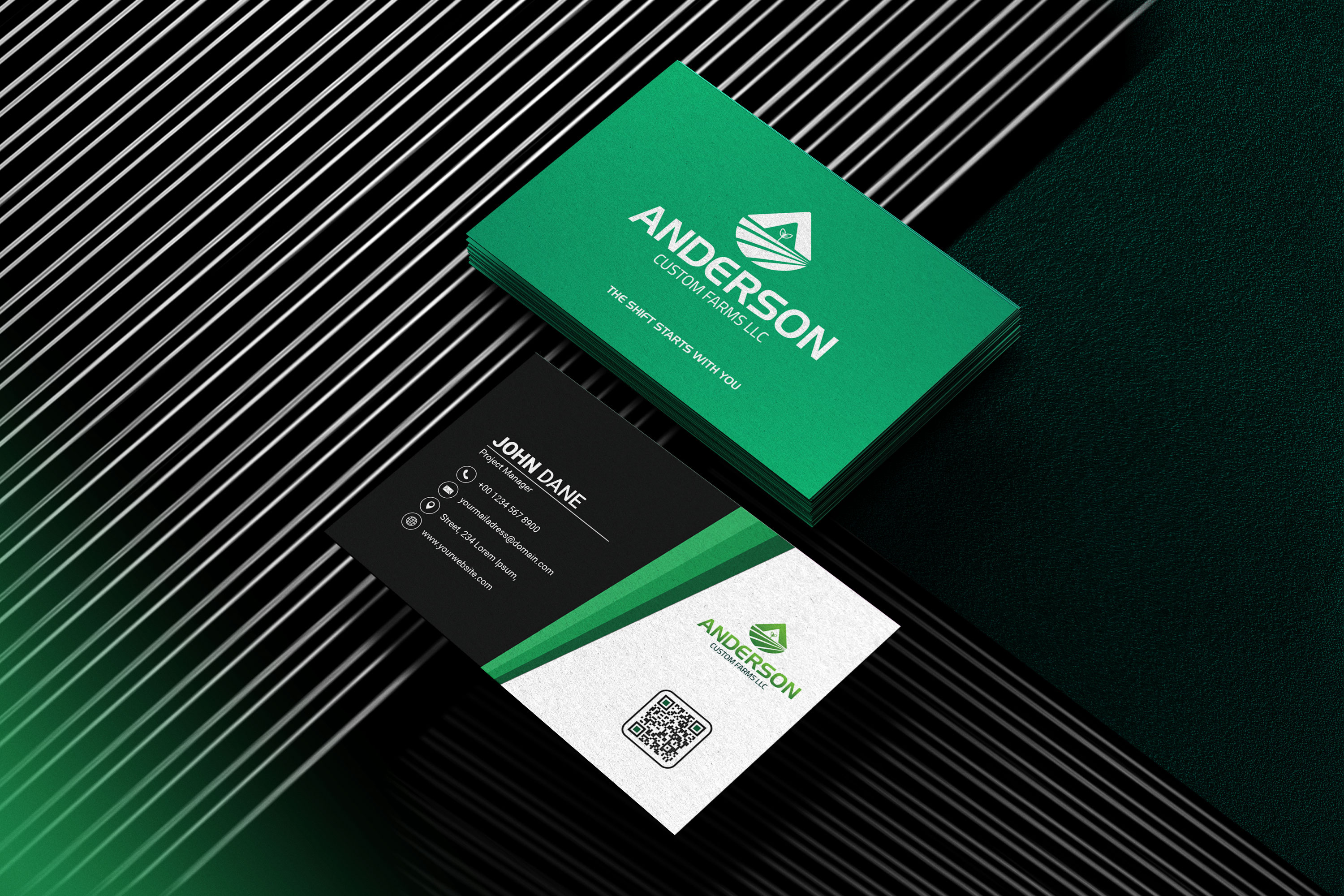 Example of Modern Business Card Design 