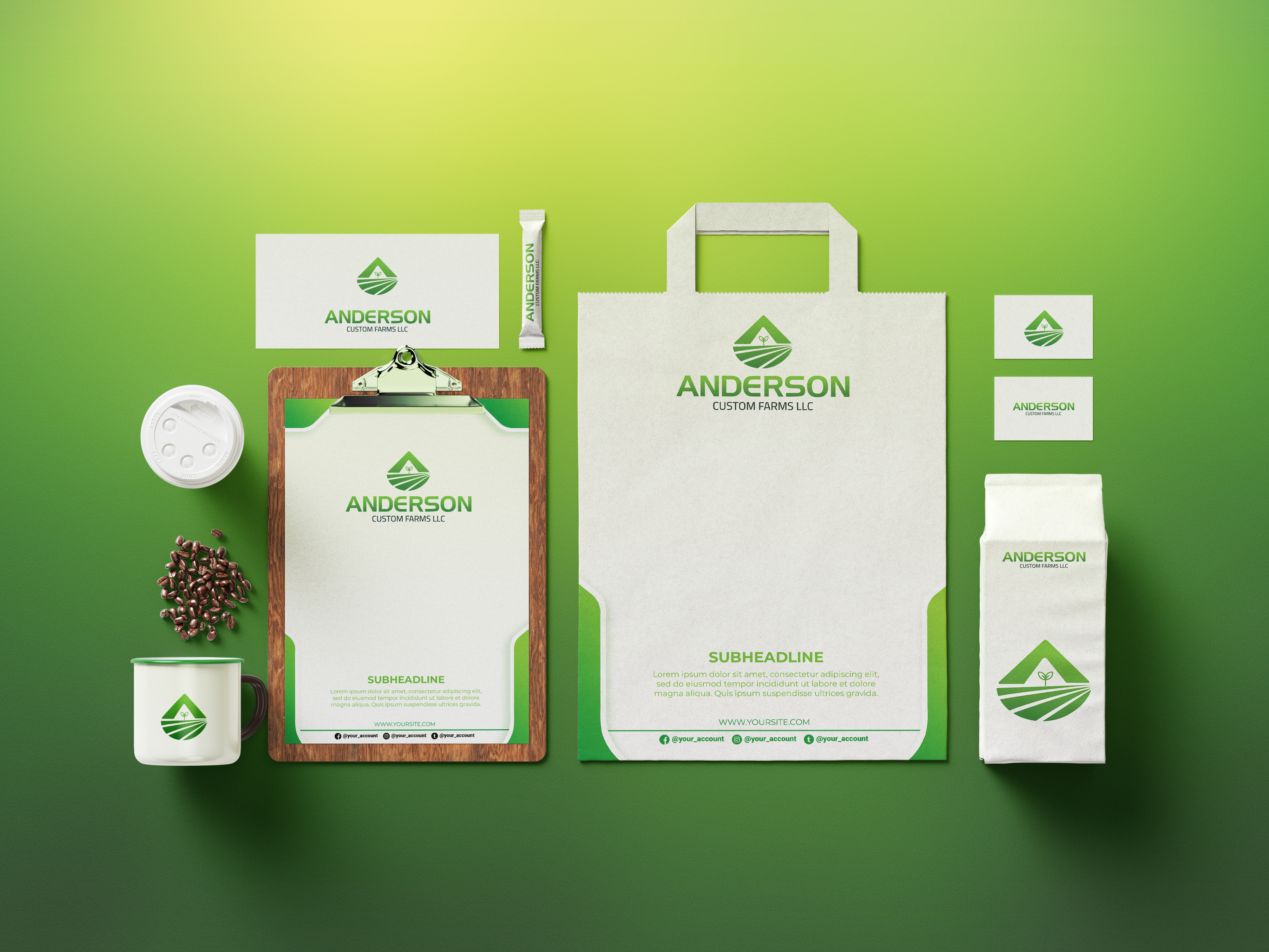 Example of Sports Branding Mockup Design