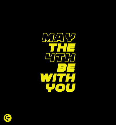 MAY THE 4TH BE WITH YOU - Icon Designs avatar graphic design icon icon design illustration logo