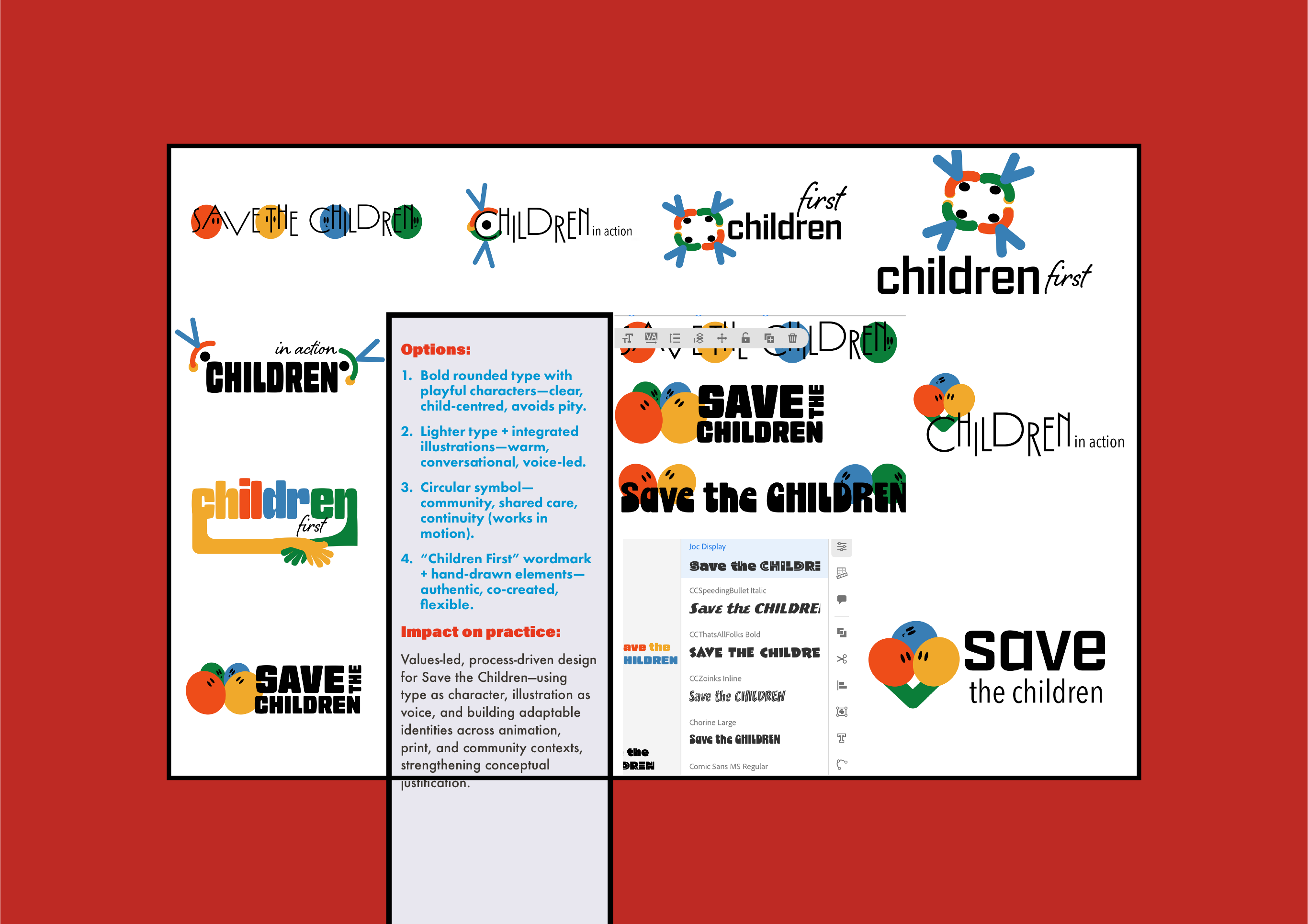Visual Identity Design Children First by “Save the children” animation brand identity branding comment design famous fashion feedback graphic design hot illustration logo motion graphics trending typography ui ux vector visual identity