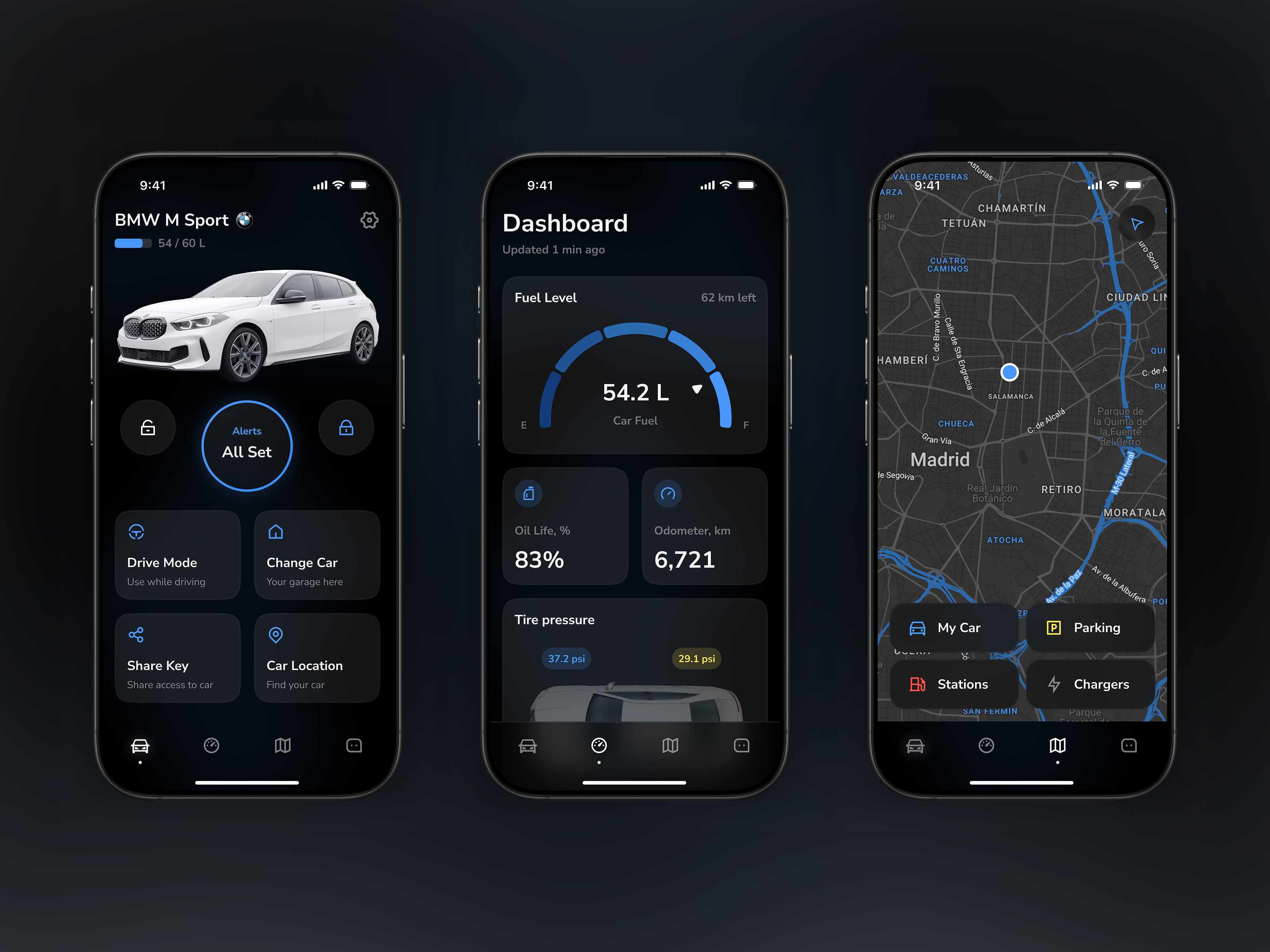 Example of Design Concept (3 Key Screens)