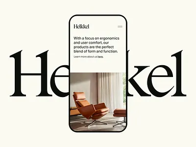 Helkkel — Brand Identity System brand identity branding design furniture graphic design logo mark minimal mobile product design ui ui design visual identity web design