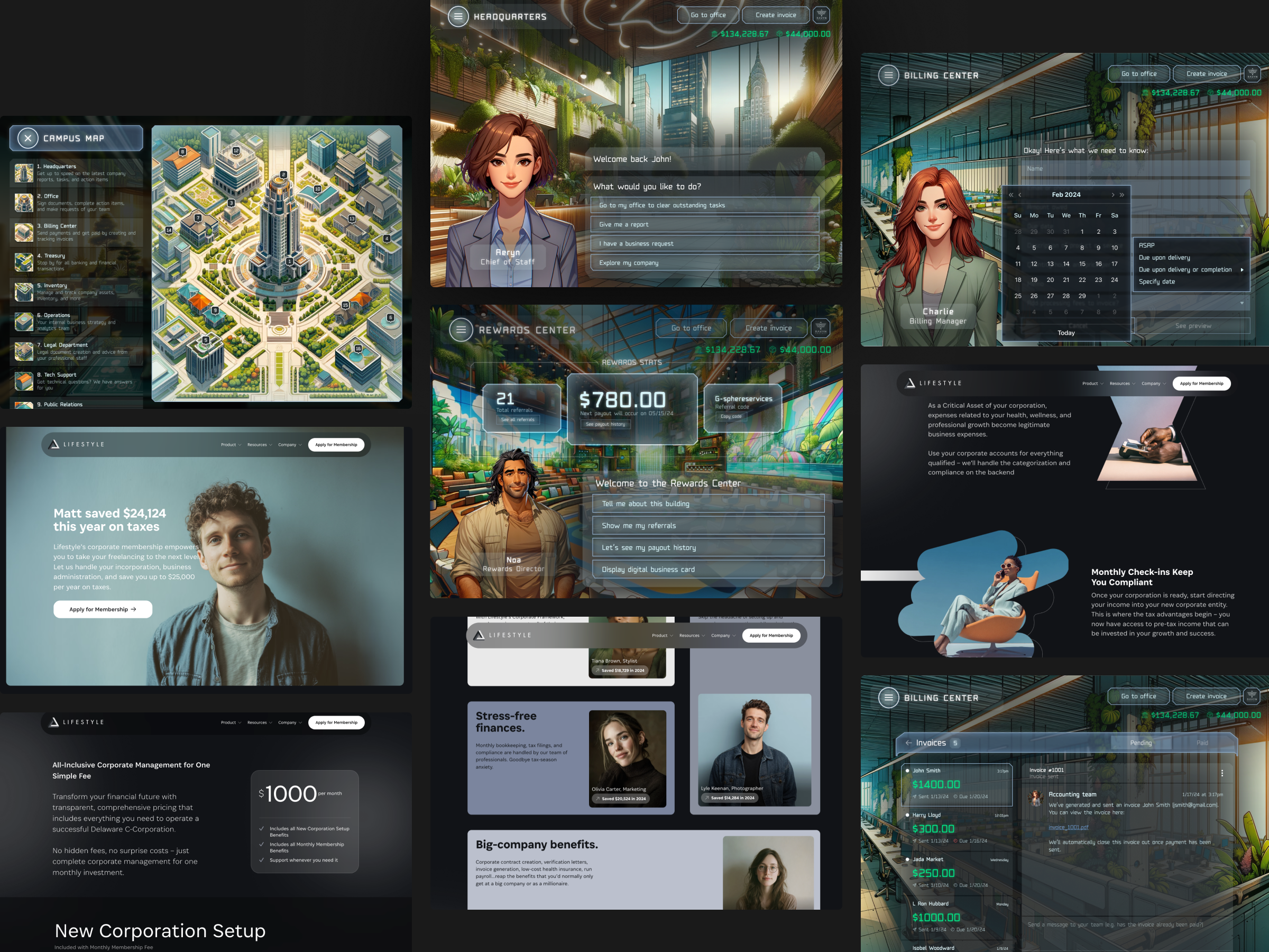 Example of Landing Page Design & Development