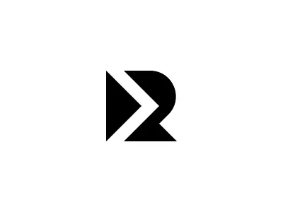 R Arrow Logo Design // For SALE ai arrow bold branding fintech geometric letter r logo logo design minimalist modern monogram negative space play symbol r arrow logo r logo saas sharp logo startup visual identity