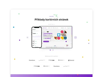 JobStack career app branding design illustration inspiration logo minimal ui web