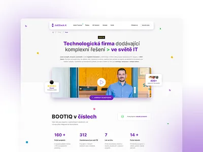 JobStack career app branding design illustration inspiration logo minimal ui web