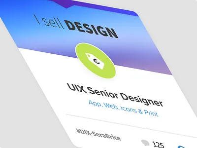 Widget UIX Design 50 000 app application brand branding followers graphic design icons designer illustration illustrator ai light ui mockup photoshop psd print designer senior designer social media typo typography ui ux designer uix design web desktop widget uix € euros