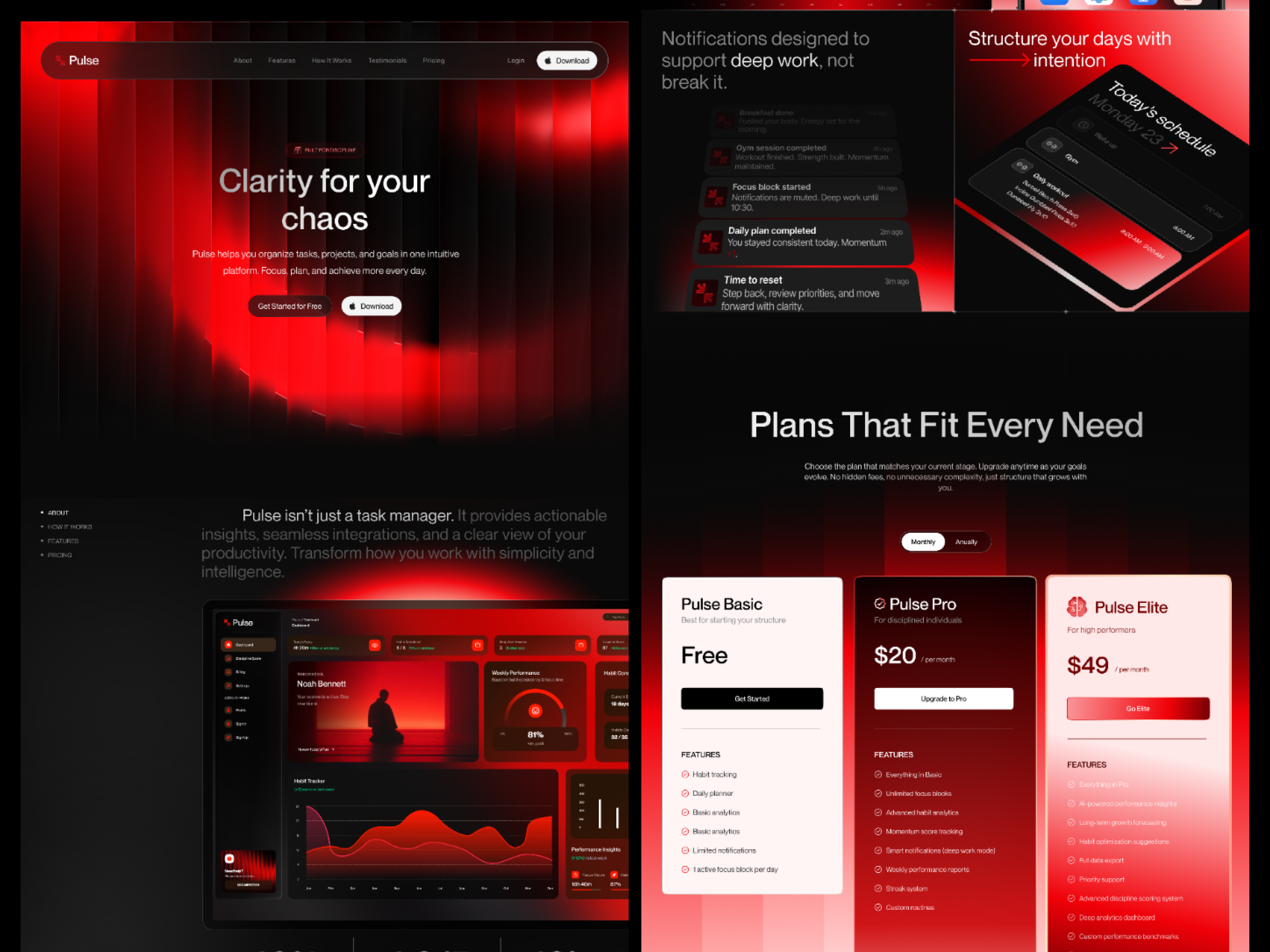 Example of Website & Landing Page Design Service