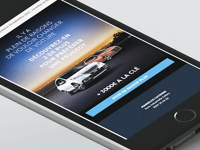 Peugeot Argus Emailing development web design