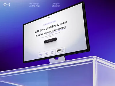 Zero to One Narrative Landing animatedui animation conversion education landingpage motion graphics saas startup storytelling webdesign