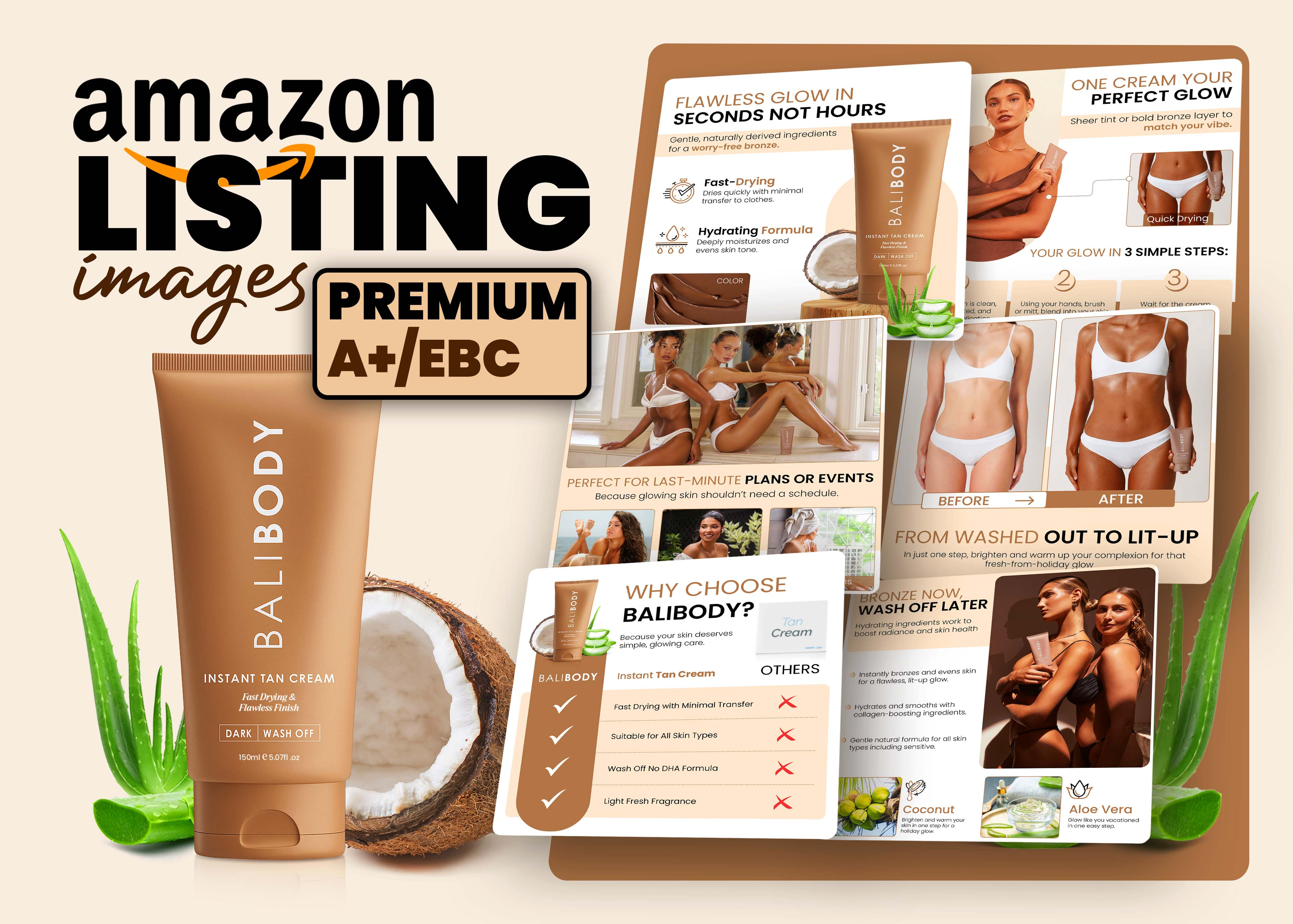 Amazon Listing Images & Premium A+ Design a content amazon ebc design amazon graphics amazon listing images amazon seller design amazon visuals beauty product design brand design branding conversion focused design cosmetic product listing ecommerce design graphic design image editing infographic design listing images photo manipulation premium a content product infographic skincare branding