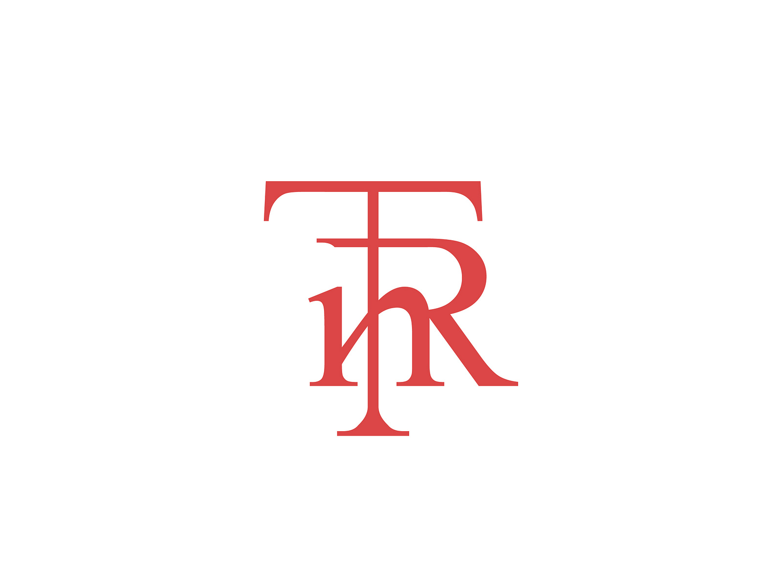 no.2 times new roman monogram by Mc. John Zabala on Dribbble