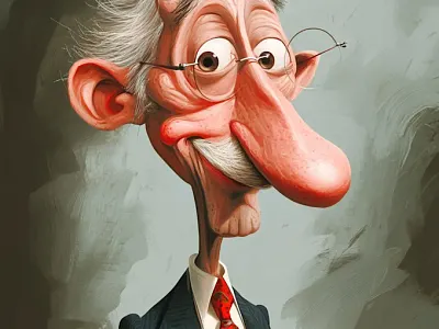Professional Caricature Illustration adobe illustrator bold lines caricature cartoon portrait character design colorful design custom illustration digital art portrait art vector illustration