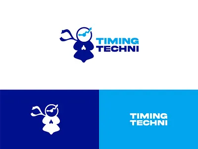 Timing Techni - Digital Marketing Agency Logo designs affiliate marketing agency app icon logo app logo branding character design digital graphic design growth investment logo logo design marketing minimalist logo modern ninja tech technology timing