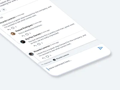 Comment Section - Social App comment reply comment section comments flutterflow input message box reply social app