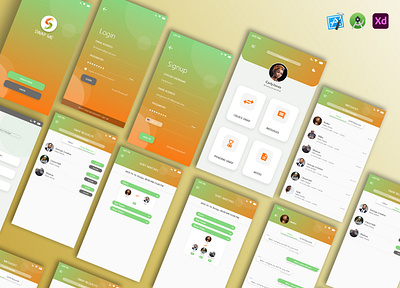 SwapMe App app design app development graphic design mobile app development ui ux