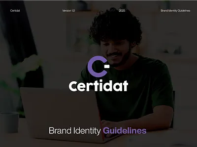 Certidat – AI Powered Cybersecurity Brand Identity brand guidelines brand identity brand identity design branding branding kit design graphic design logo logo design