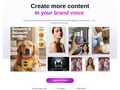 AI SaaS Landing Page 3d ai animation figma graphic design hero section landingpage product design saas startup ui ui design webdesign