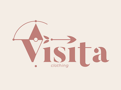 Visita Clothing logo branding graphic design logo
