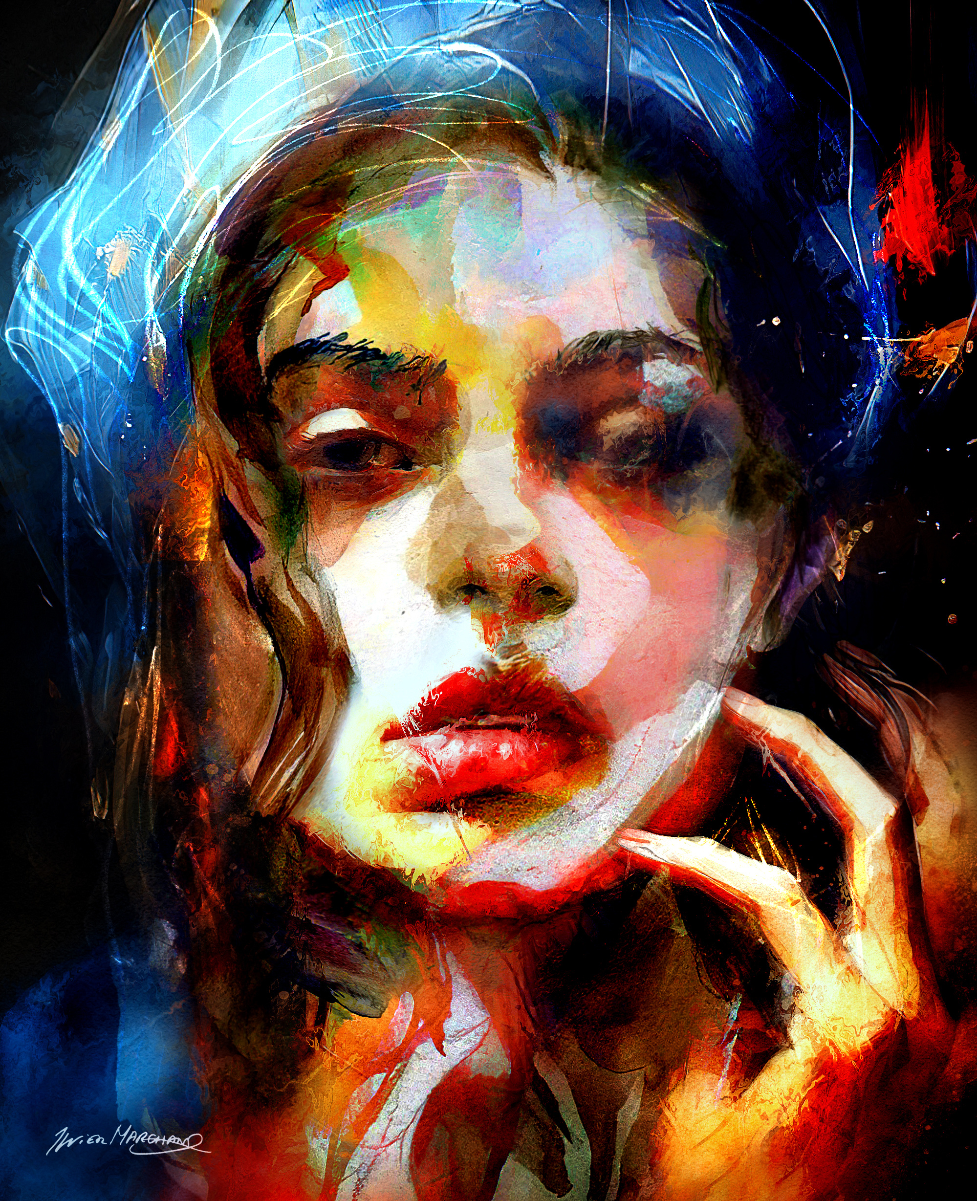 Femme pensive