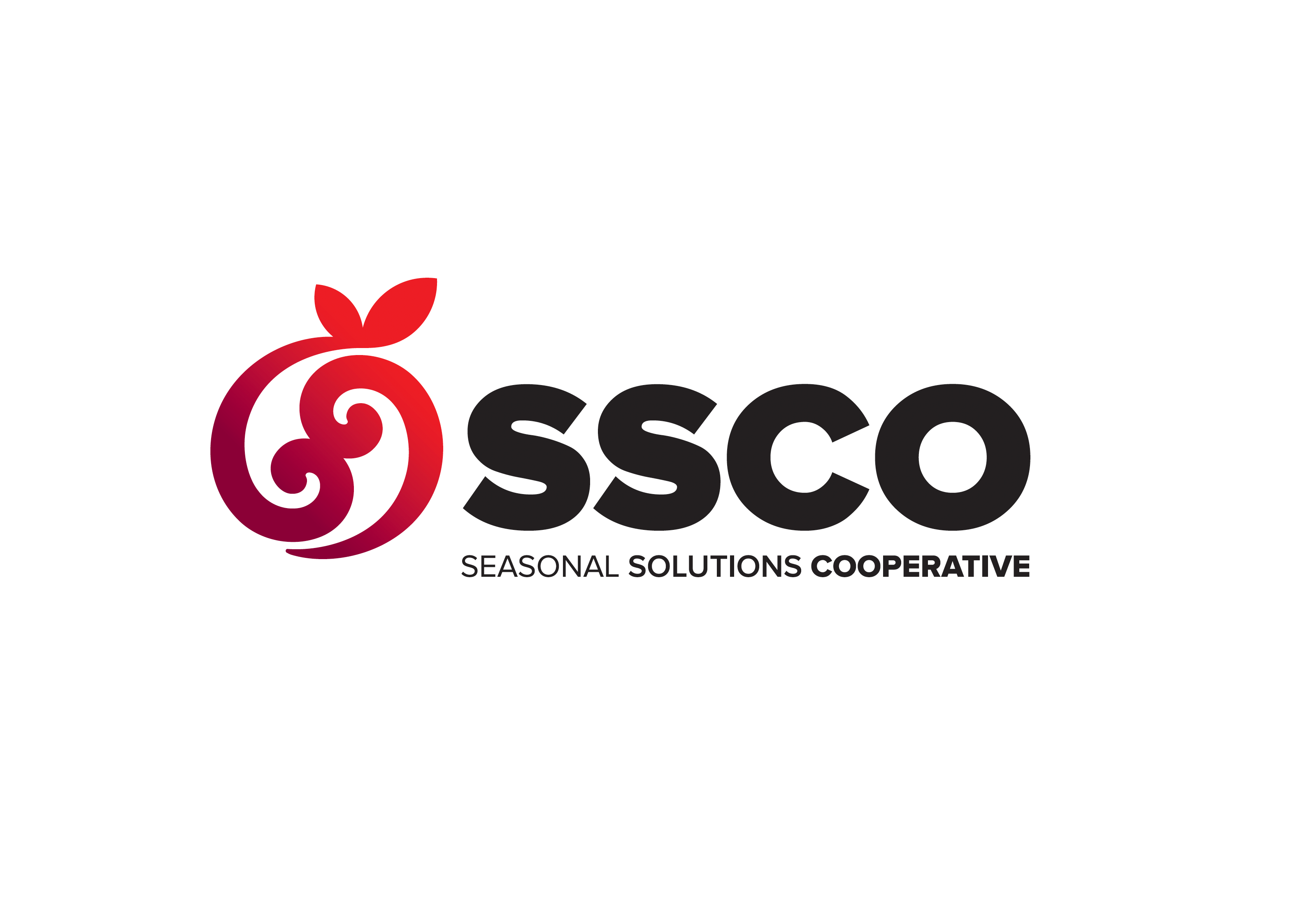 SSCO - a closer look branding fruit identity koru logo maori new zealand