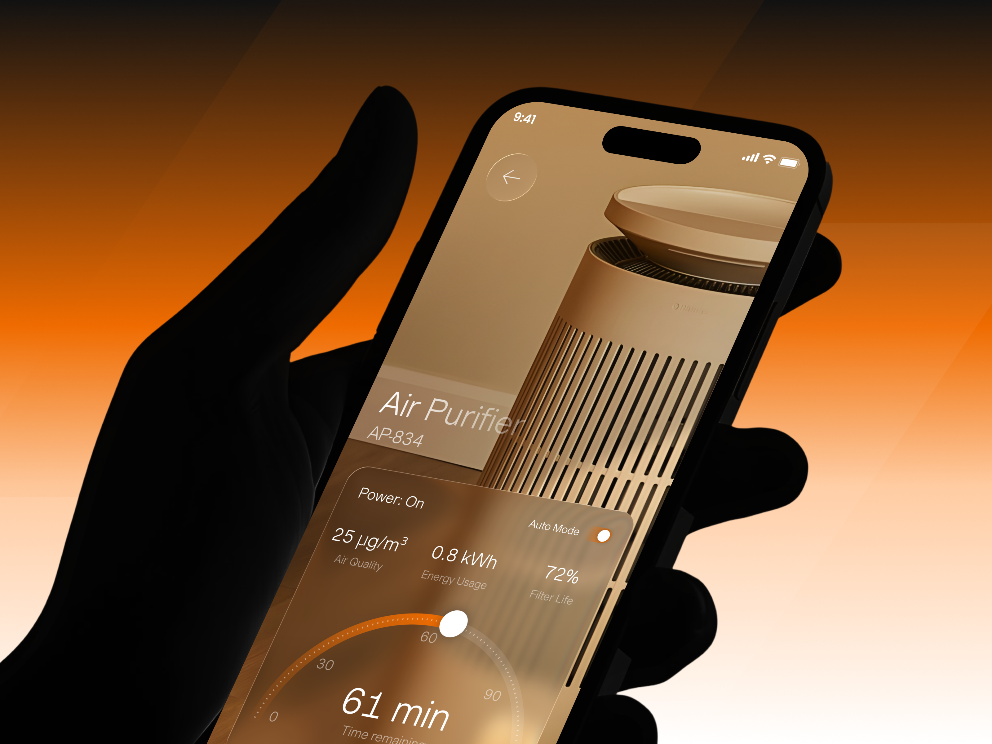 Livora - Smart Home Controller appdesign clean ui emura iot mobileapp modernui smarthome techproduct uidesign uxdesign uxui