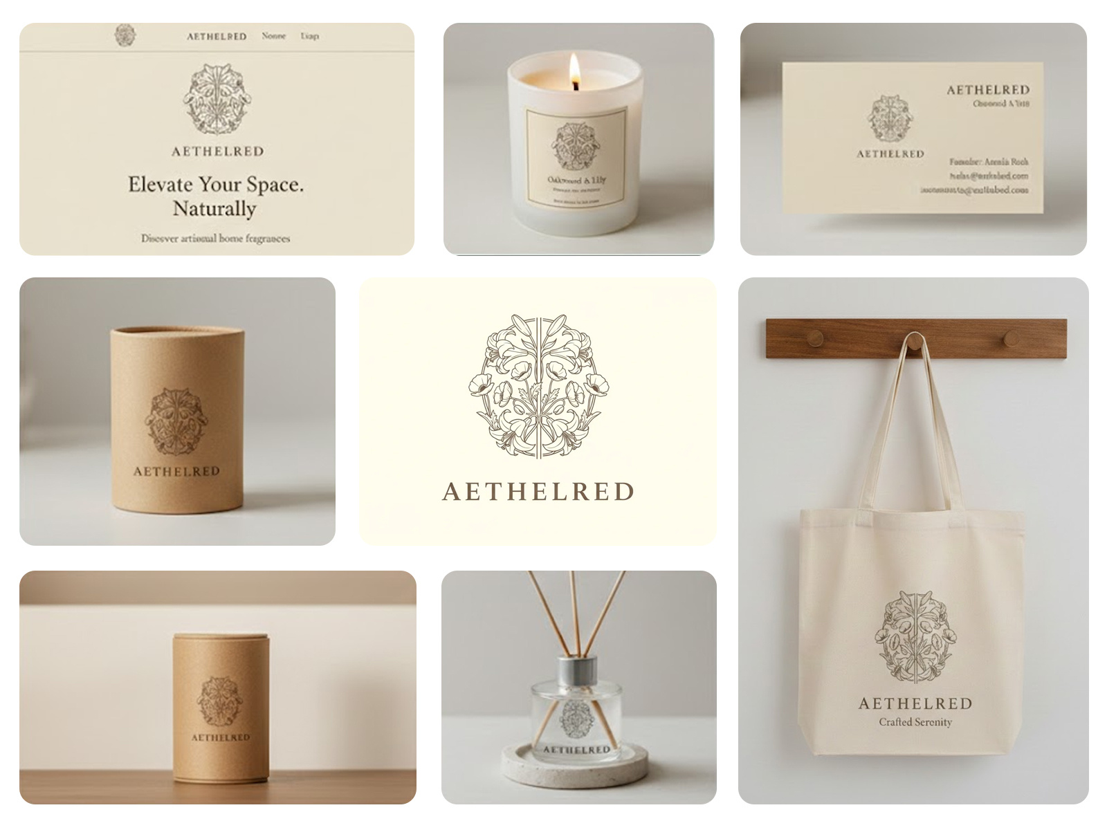 Refined Botanical Identity for a Contemporary Wellness Clinic botanical identity boutique wellness contemporary logo design elegant typography family chiropractic floral logo health and healing holistic clinic lily illustration maternal support minimalist branding modern emblem poppy flower postpartum care prenatal wellness rose outline silver foil detail soft neutral tones spinal alignment womens health