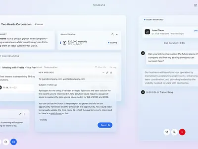 AI Agent agent ai calling inbound ui