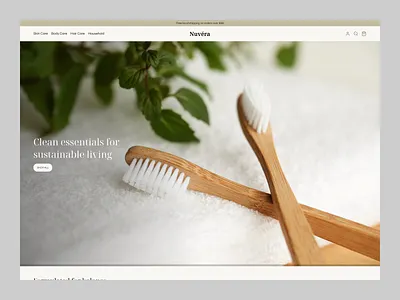 Sustainable Living E-Commerce Website cro dtc ecommerce ecommerce website landing page product design shopify shopify design shopify ecommerce shopify store shopify store design shopify sustainable brand shopify website ui ux web design