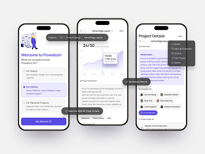Project Management SaaS Mobile App