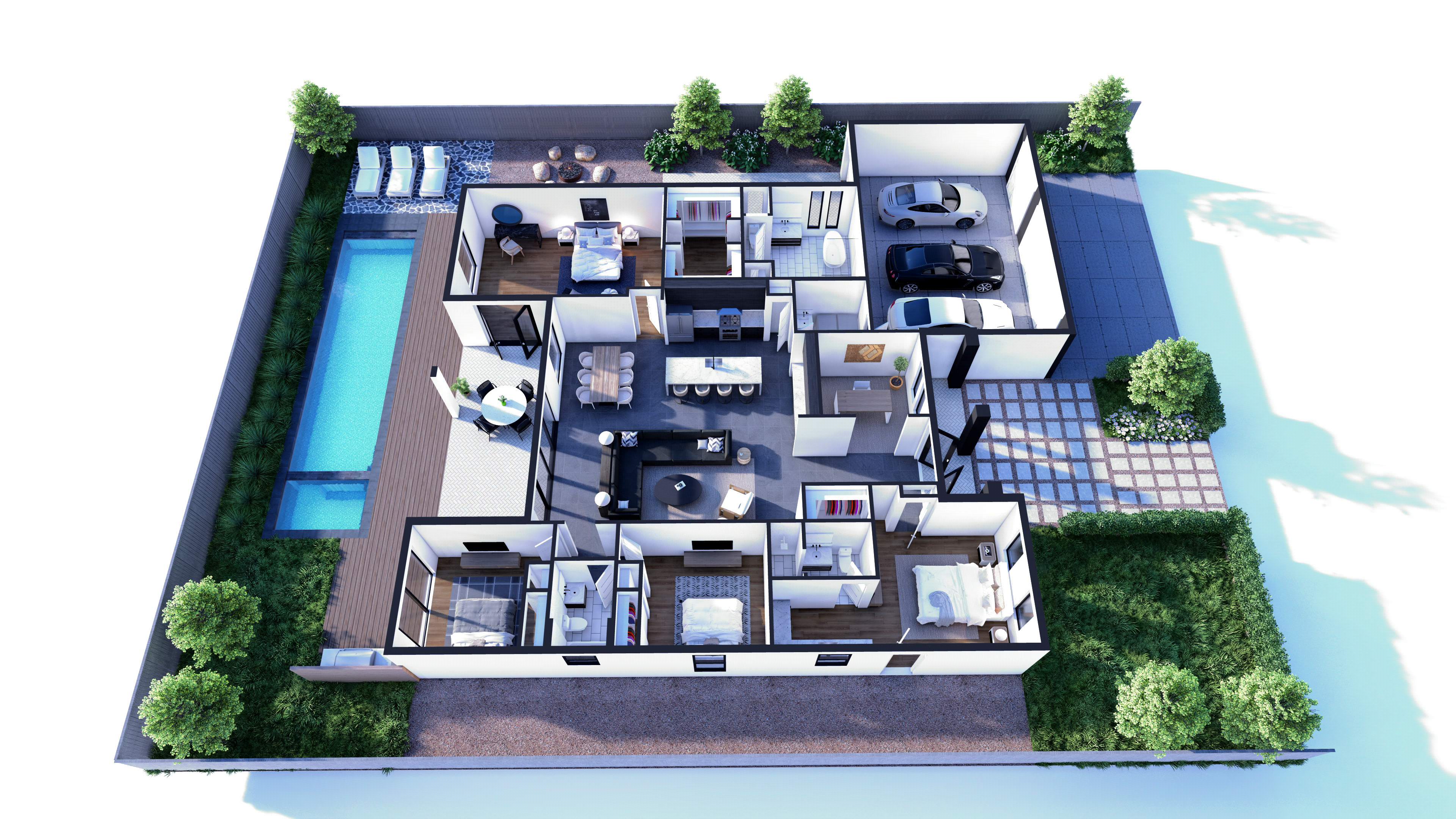 3D Floor Plan Rendering 3d 3d floor plan 3d graphic design 3d rendering architecture floor plan furniture layout graphic design interior interior architecture marketing real state rendering