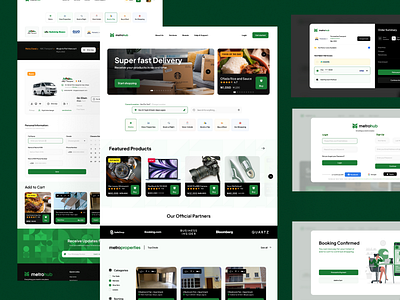 MetroHub Solutions design e commerce ui ux