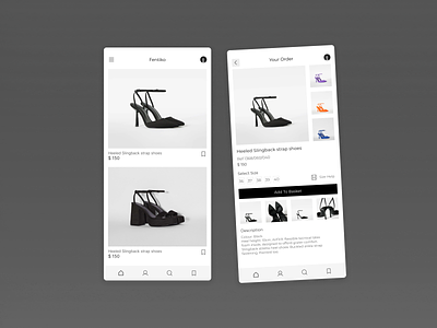 Shoes Online Shop app branding design e-ccomerce shoes ui ux