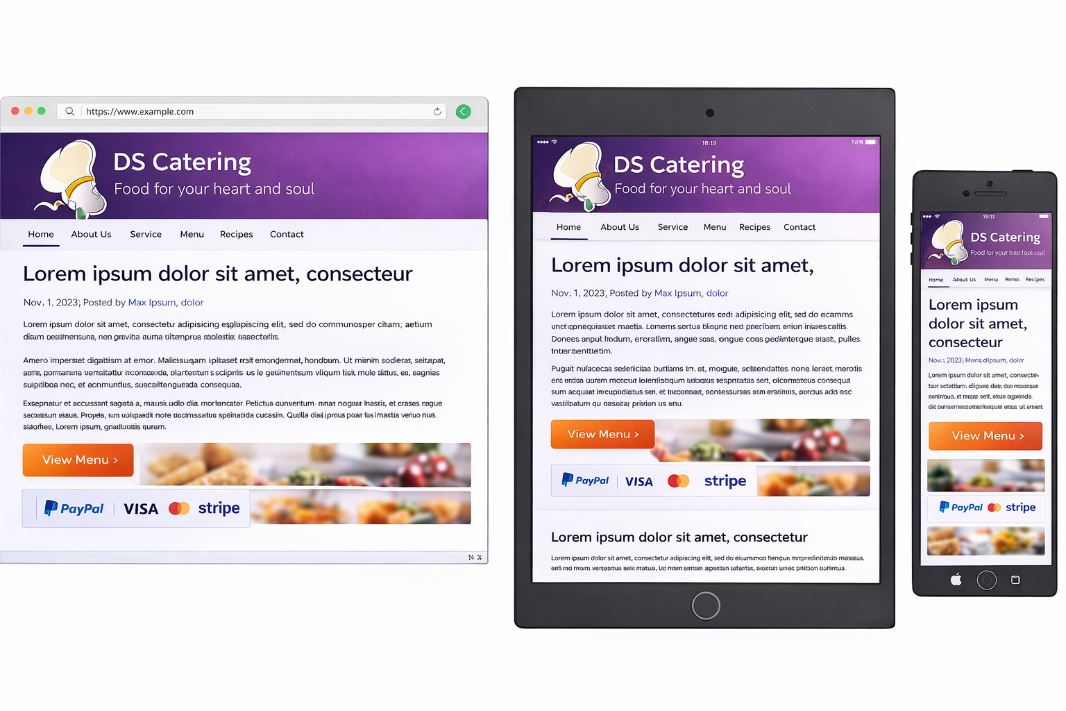 DS Catering — Responsive Brand & Experience System