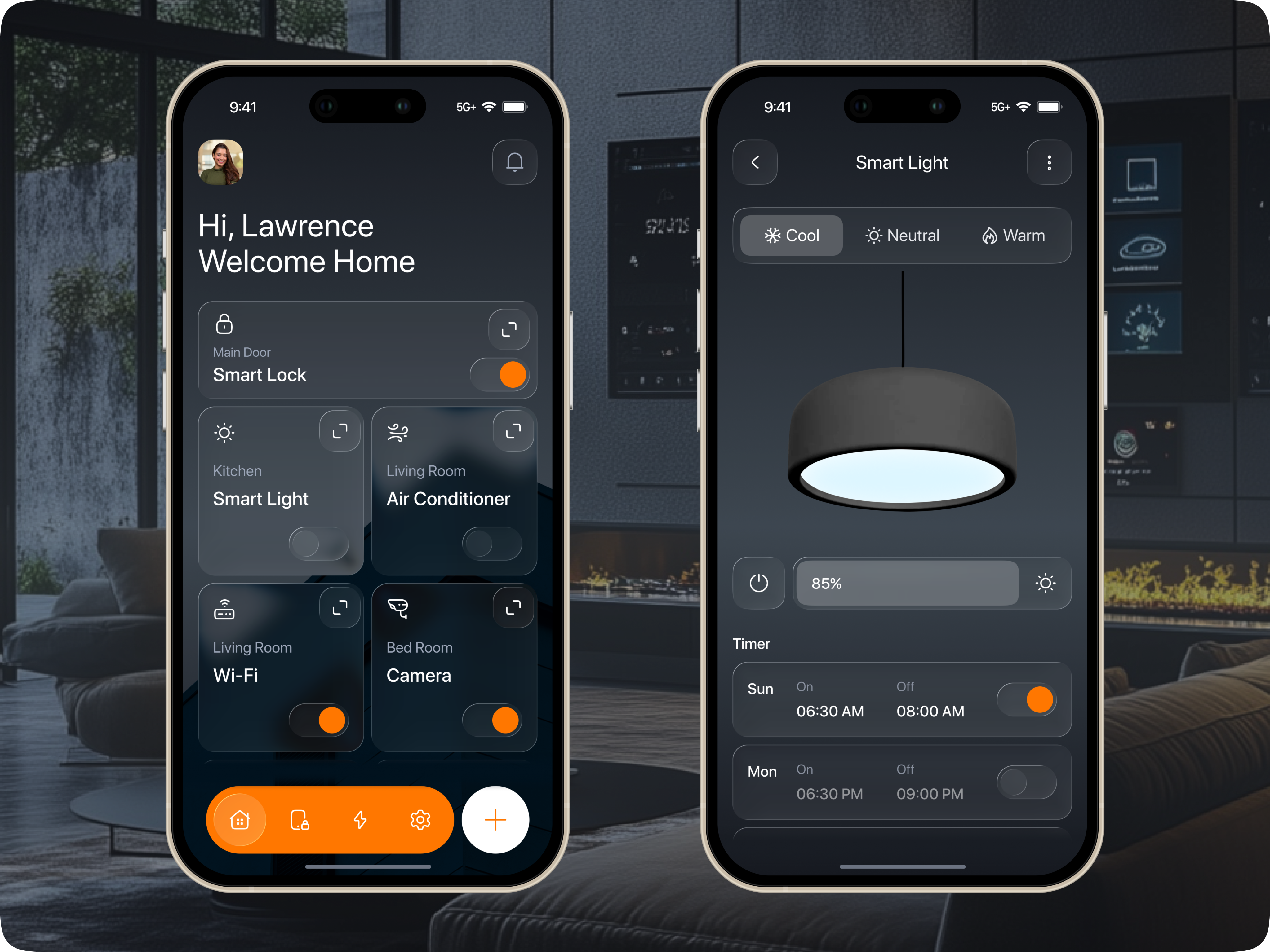Example of Modern Mobile App UI Design