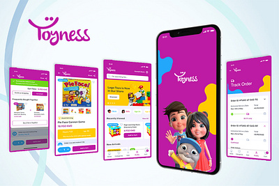 Toyness App app design app development design logo ui ux