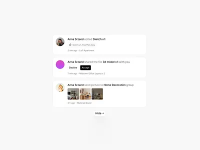Notification Components app component graphic design mobile notification ui ux web design