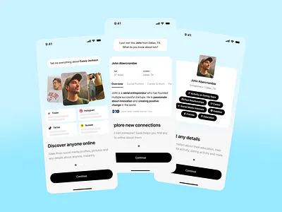 Seek Onboarding Screens ios minimal mobile mobile app onboarding ui ux