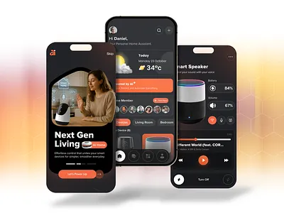 Smart Home UI Design app app design app development app ui app ui ux graphic design home design mobile app mobile app design smart home app smart home ui smart home ui design smart home ui ux ui ux design uiux