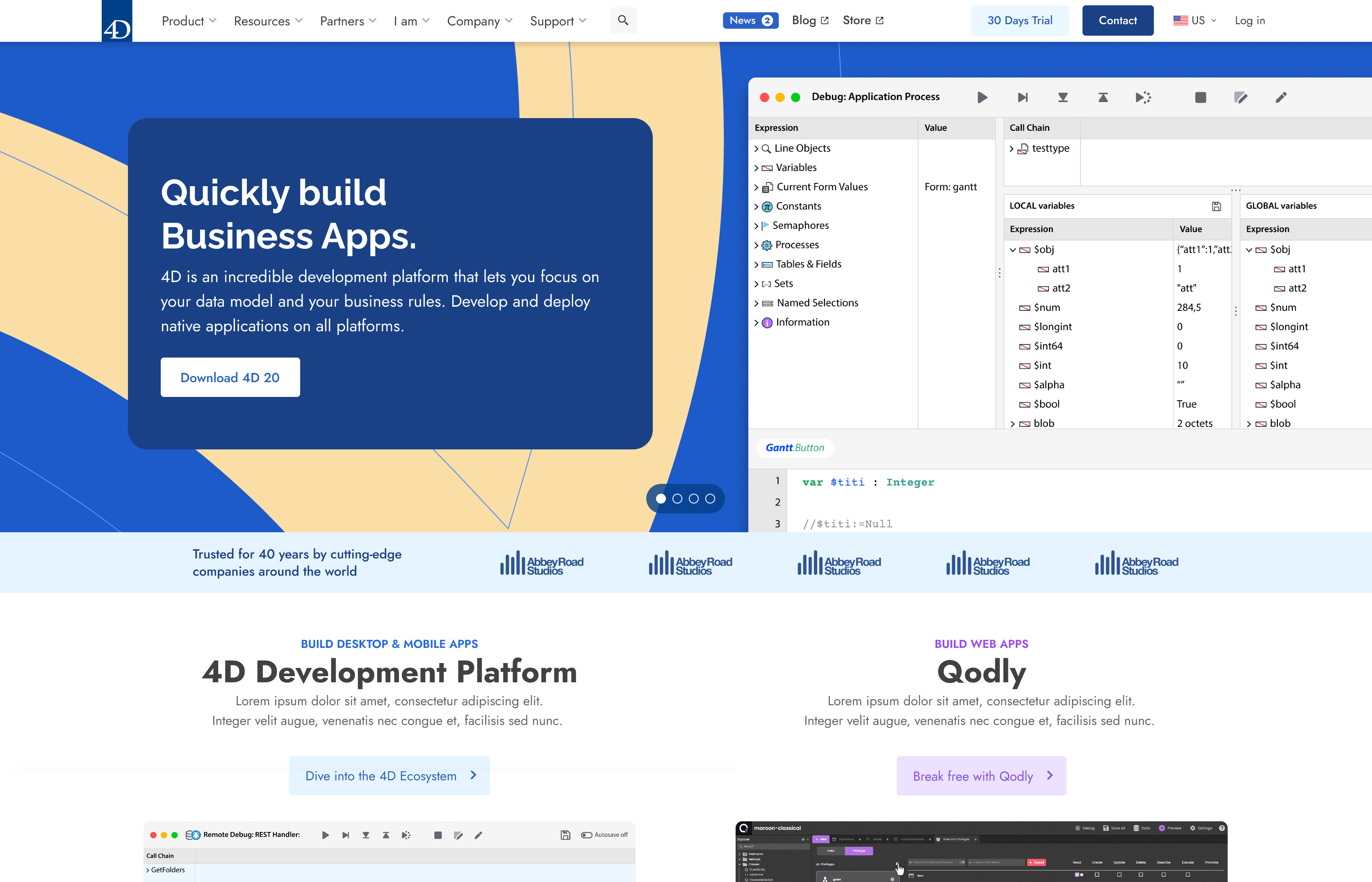 4D - Identité de marque + Nouveau site web branding design direction artistique graphic design identité de marque identité visuelle illustration ui website