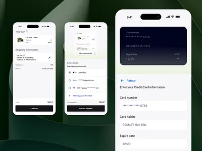 Credit Card Checkout – High-End Furniture E-Commerce add payment animation card micro interaction checkout credit card credit card animation high end luxury microinteraction mobile payment payment method process payment