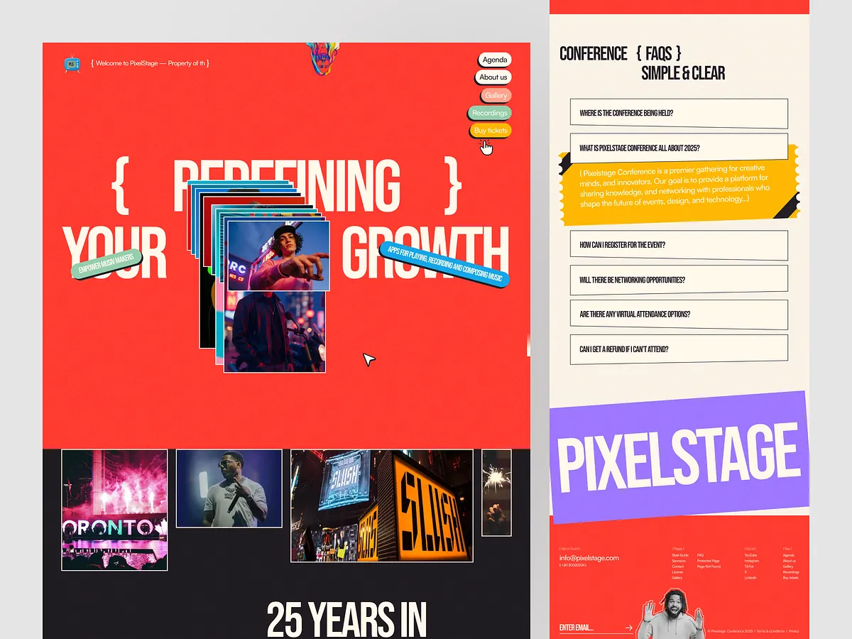 Browse thousands of Event Schedule Web images for design inspiration ...