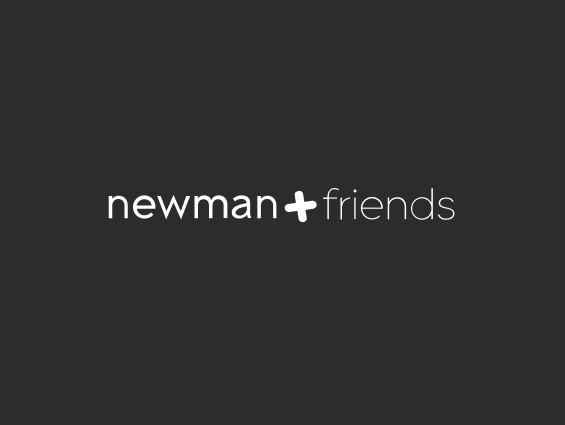 Newman & Friends branding graphic design ui