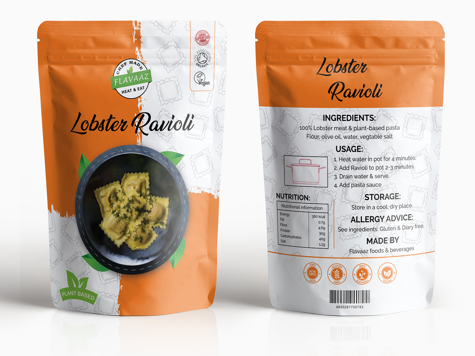 Food packaging design by Md. Sabbir Hossain on Dribbble