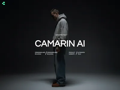 Camarin AI — Designing a Fashion-First AI Product Website figma figma design framer framer design framer development saas saas website design saas website development ui ui design ux