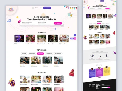 Party Guys branding design graphic design guys layout logo party party guys template theme ui uiux web design